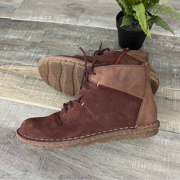 CLARKS Tamitha Key Mahogany Laced Ankle Boot Side Zipper Women’s Size 7 - Picture 13 of 16